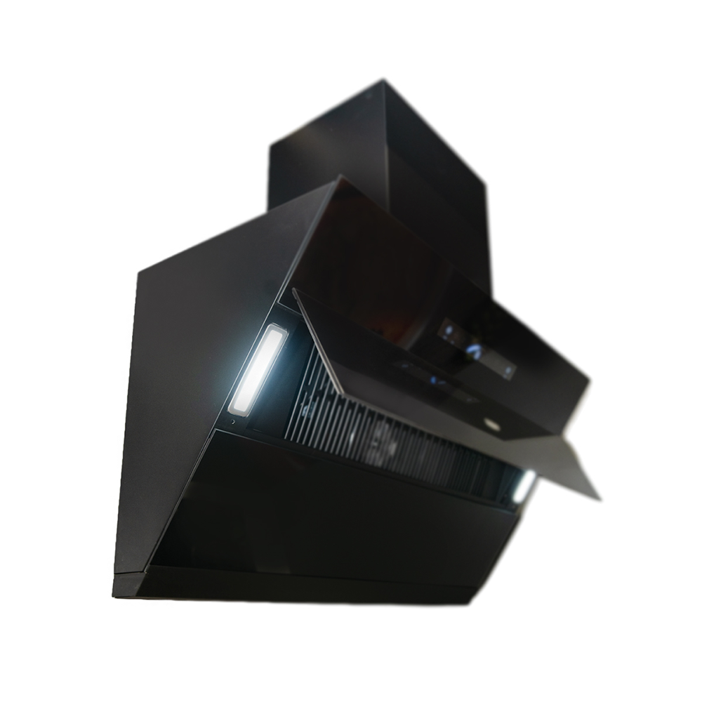 Haier Colour User Pannel with 1650 m&sup3;h Suction Power Spin Clean Filterless Chimney